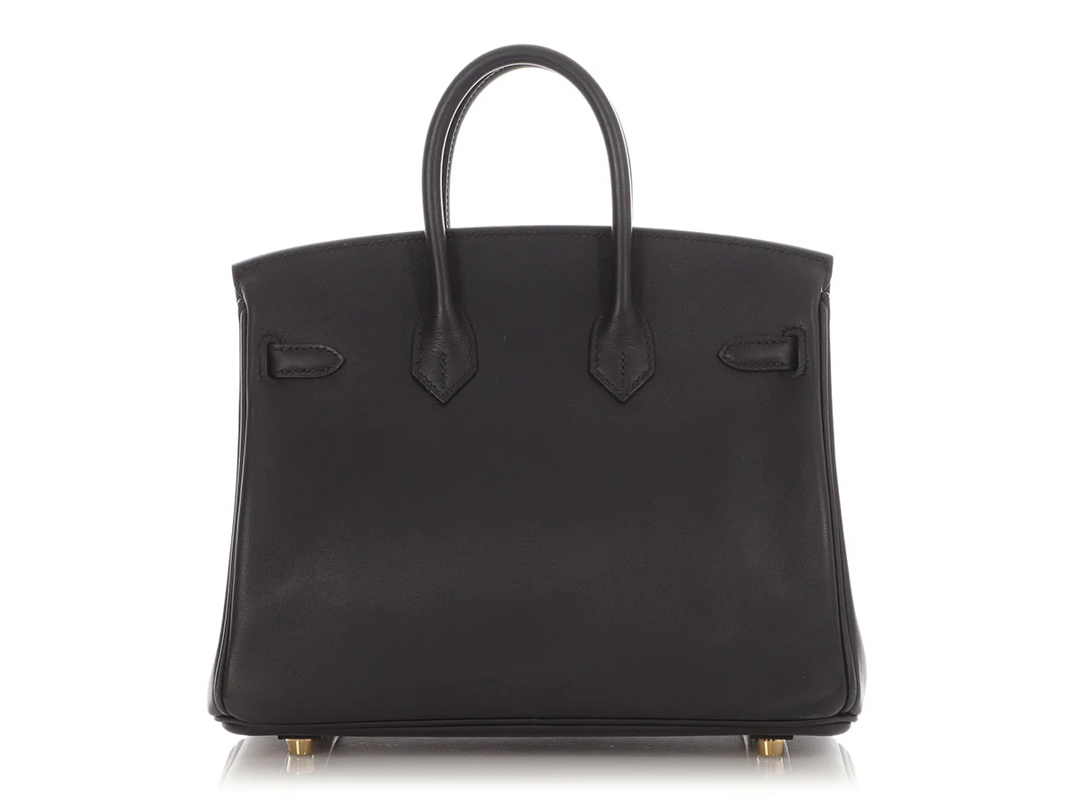 Hermès Black Swift Birkin 25 - Image 4