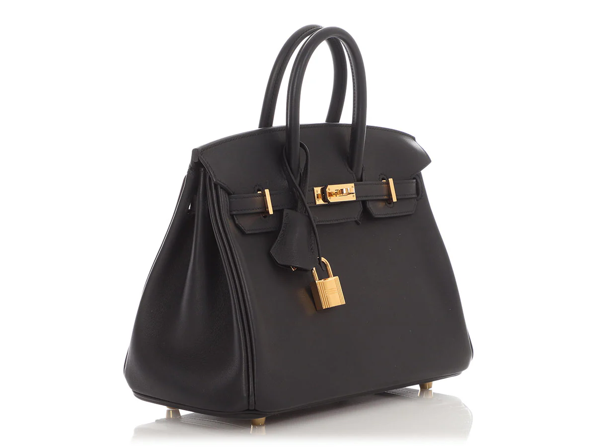 Hermès Black Swift Birkin 25 - Image 5