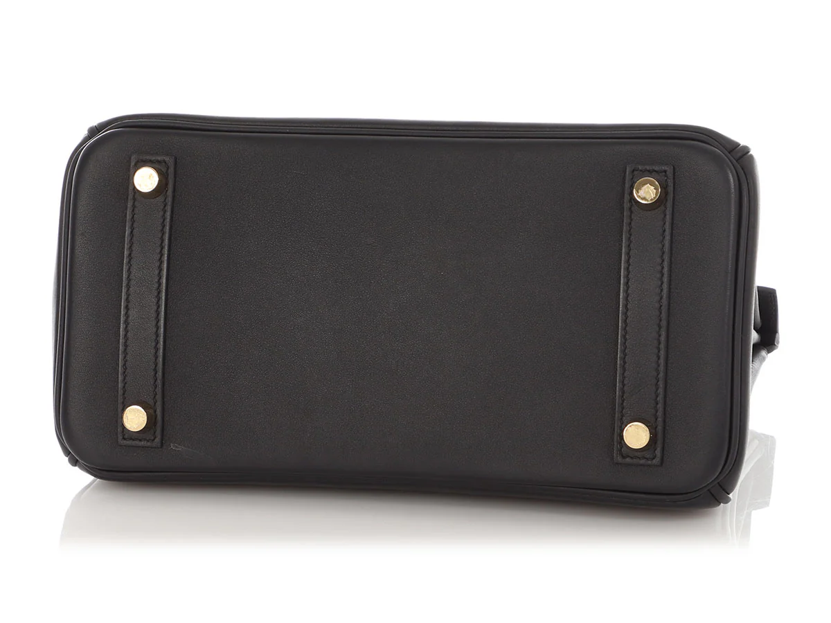 Hermès Black Swift Birkin 25 - Image 6