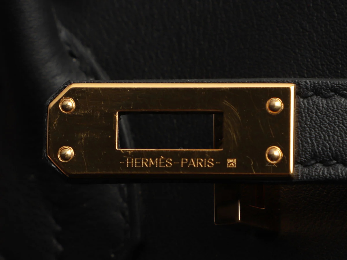 Hermès Black Swift Birkin 25 - Image 8