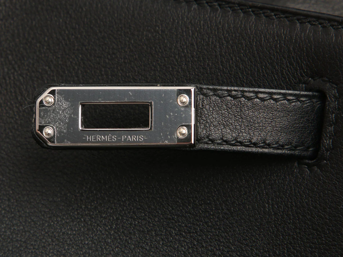 Hermès Black Swift Kelly Pochette - Image 9