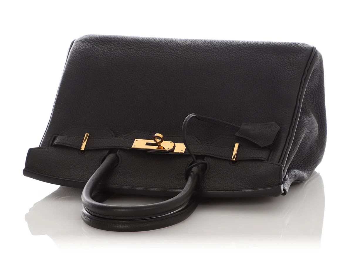 Hermès Black Togo Birkin 30 - Image 7