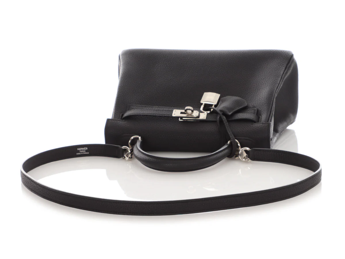 Hermès Black Togo Kelly 25 - Image 7