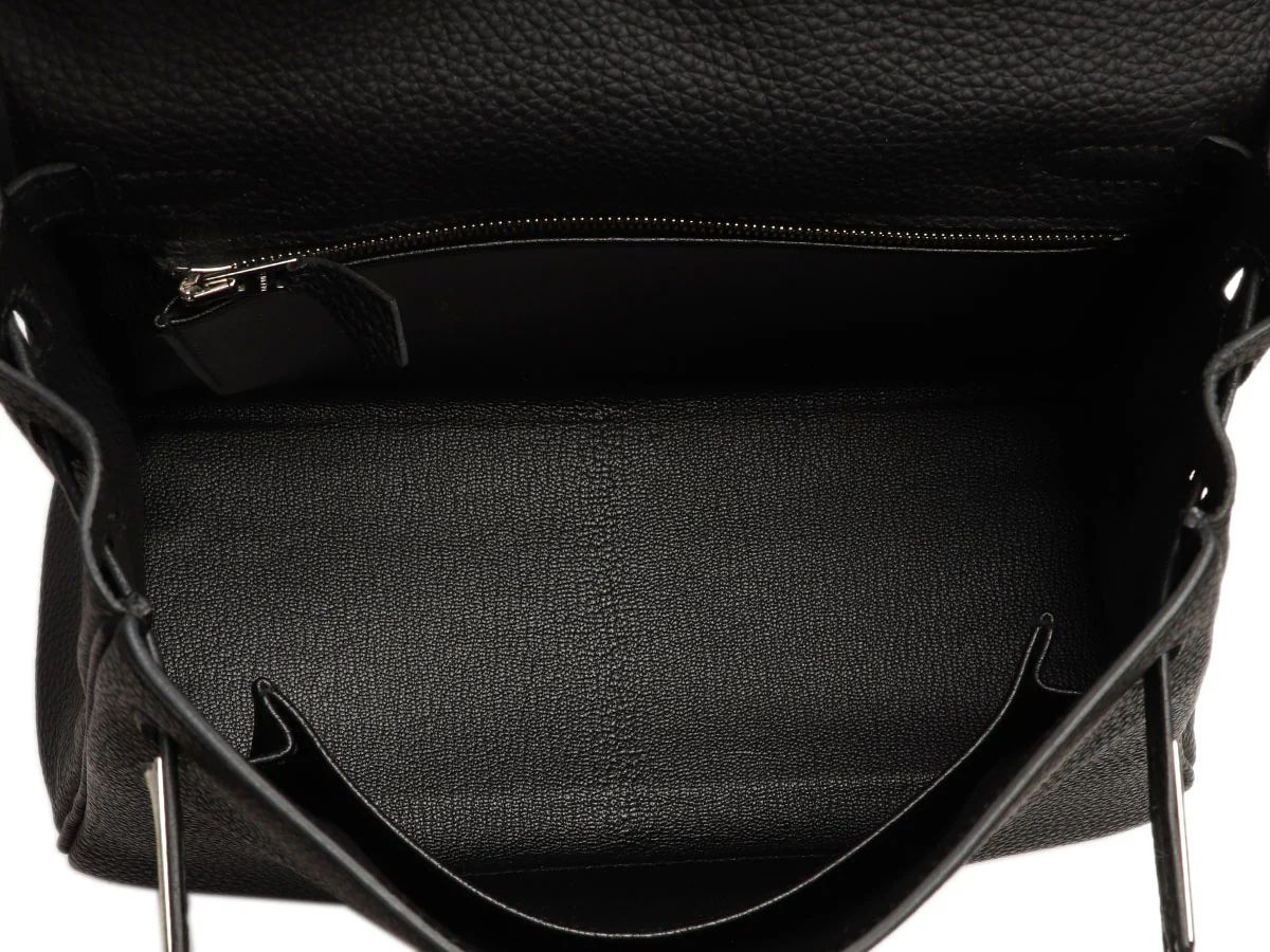 Hermès Black Togo Kelly 25 - Image 8