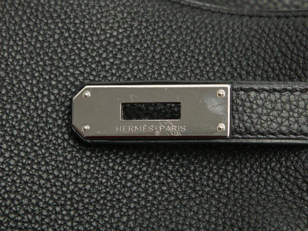 Hermès Black Togo Kelly 32 - Image 9