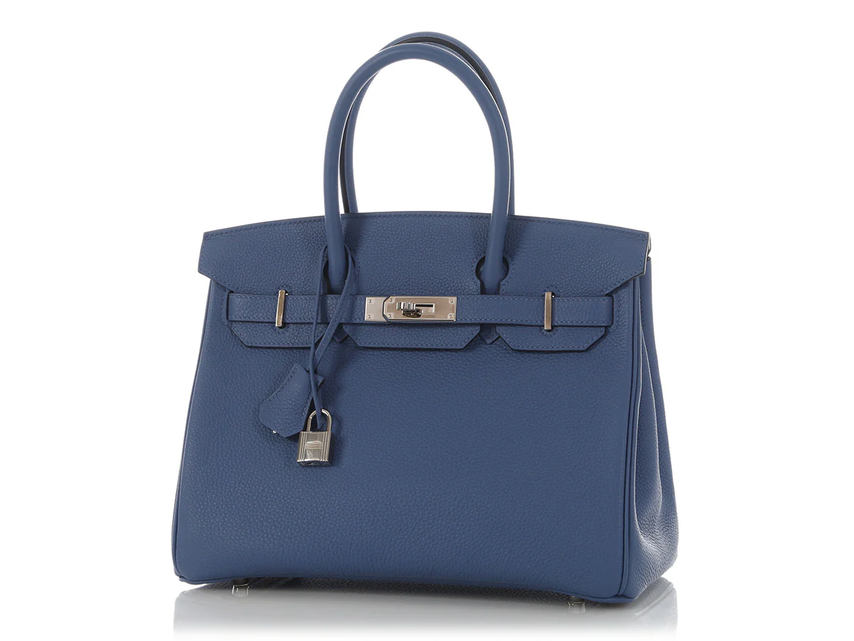 Hermès Bleu Brighton Togo Birkin 30 - Image 2