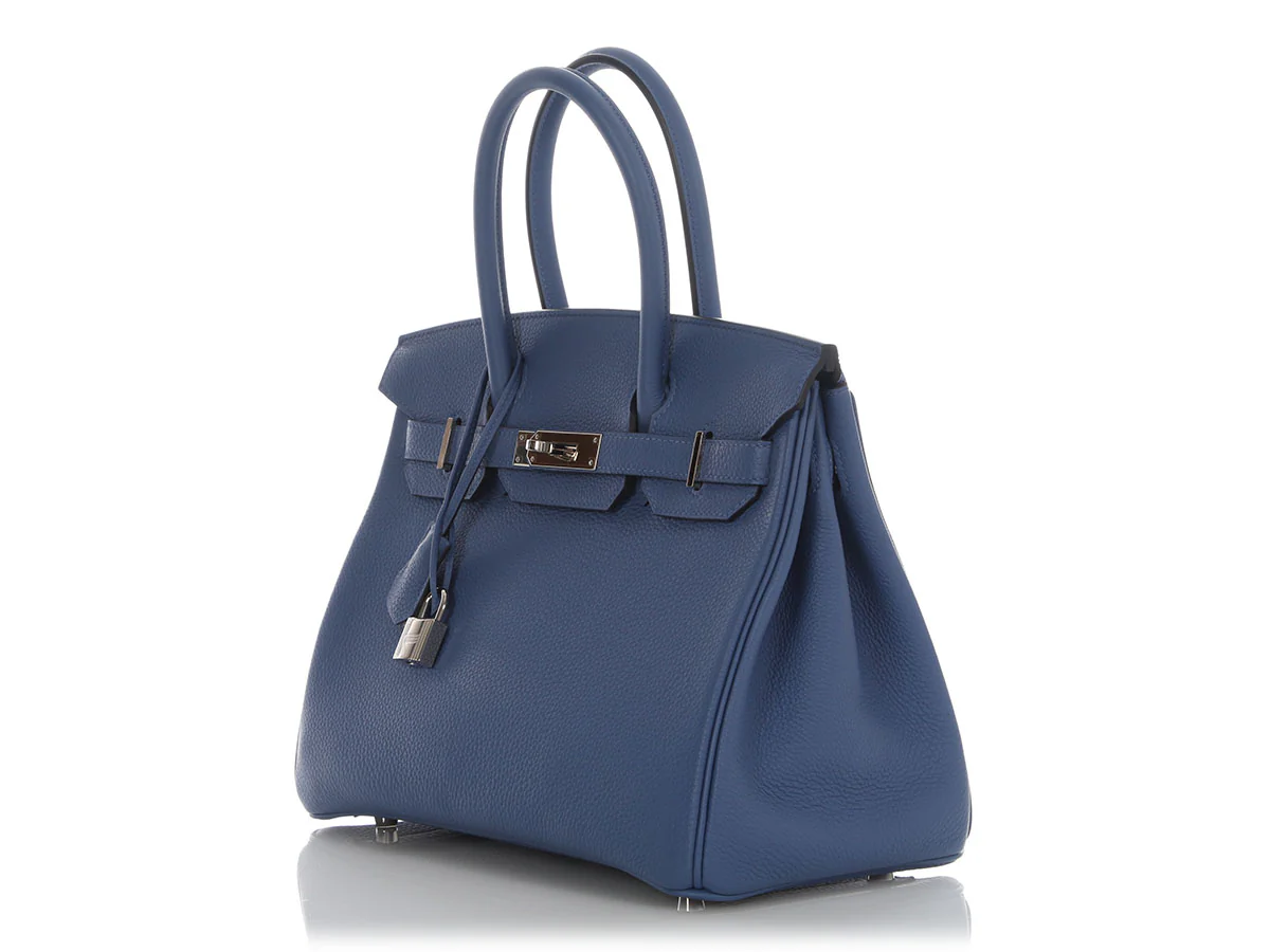 Hermès Bleu Brighton Togo Birkin 30 - Image 3