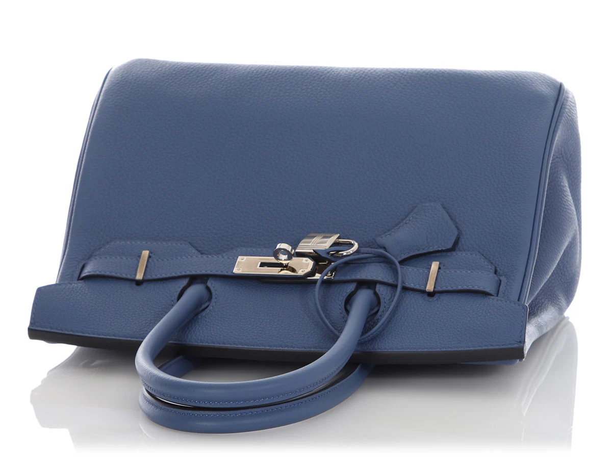 Hermès Bleu Brighton Togo Birkin 30 - Image 7