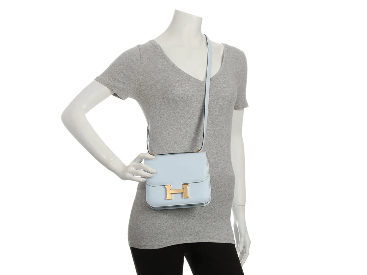 Hermès Bleu Brume Epsom Constance 18 - Image 11