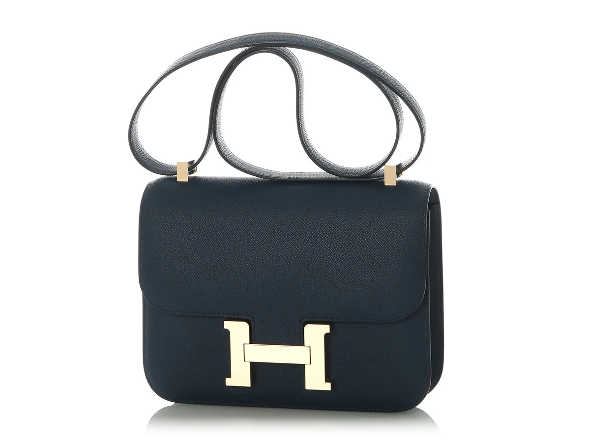Hermès Bleu de Prusse Epsom Constance Mirror 1-24 - Image 2