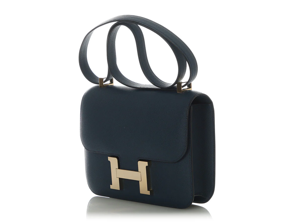 Hermès Bleu de Prusse Epsom Constance Mirror 1-24 - Image 3