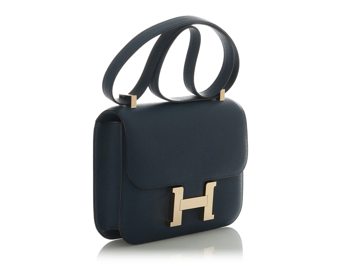 Hermès Bleu de Prusse Epsom Constance Mirror 1-24 - Image 5