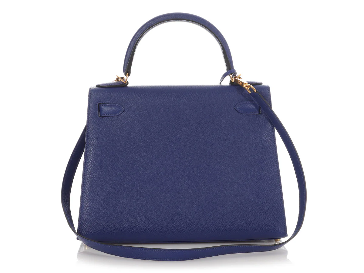 Hermès Bleu Electrique Epsom Kelly 28 - Image 4