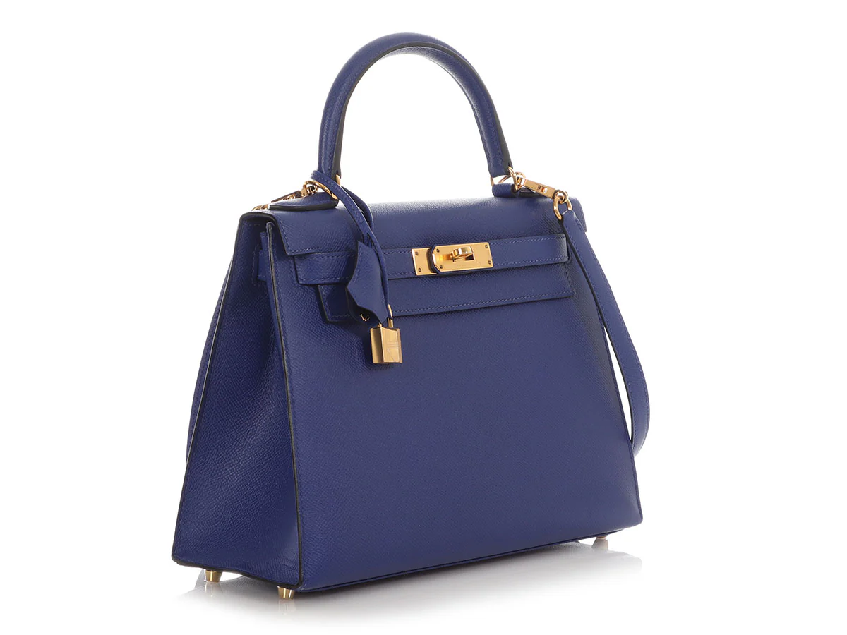 Hermès Bleu Electrique Epsom Kelly 28 - Image 5