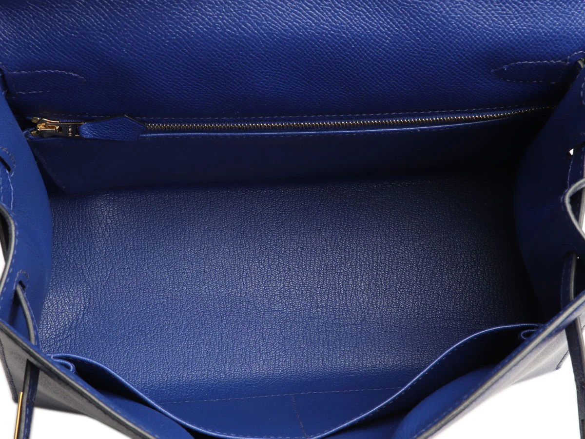 Hermès Bleu Electrique Epsom Kelly 28 - Image 8