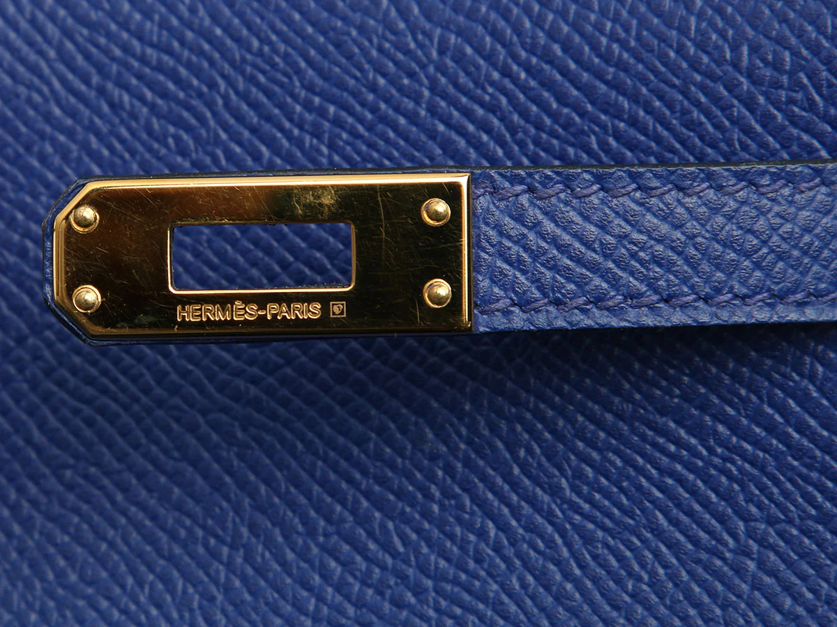Hermès Bleu Electrique Epsom Kelly Pochette - Image 9