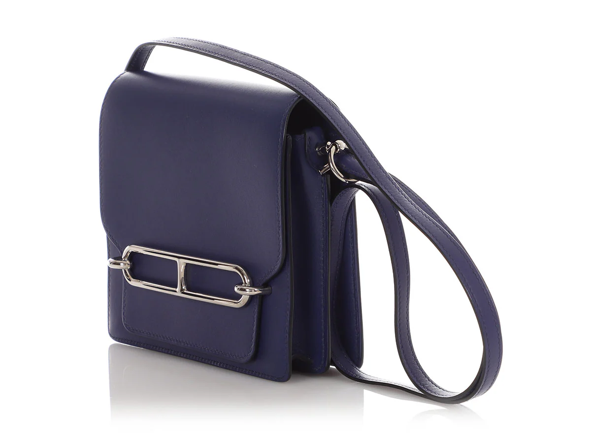 Hermès Bleu Encre Tadelakt Roulis 18 - Image 4