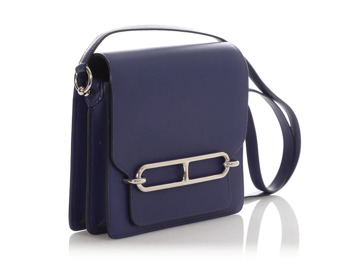 Hermès Bleu Encre Tadelakt Roulis 18 - Image 6