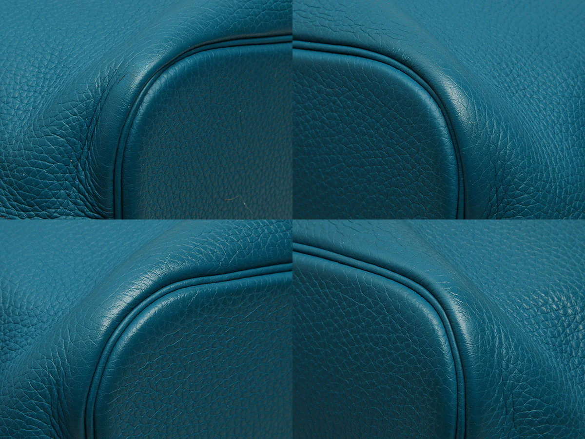 Hermès Bleu Izmir and Bleu Saphir Clémence Verso So Kelly 26 - Image 10
