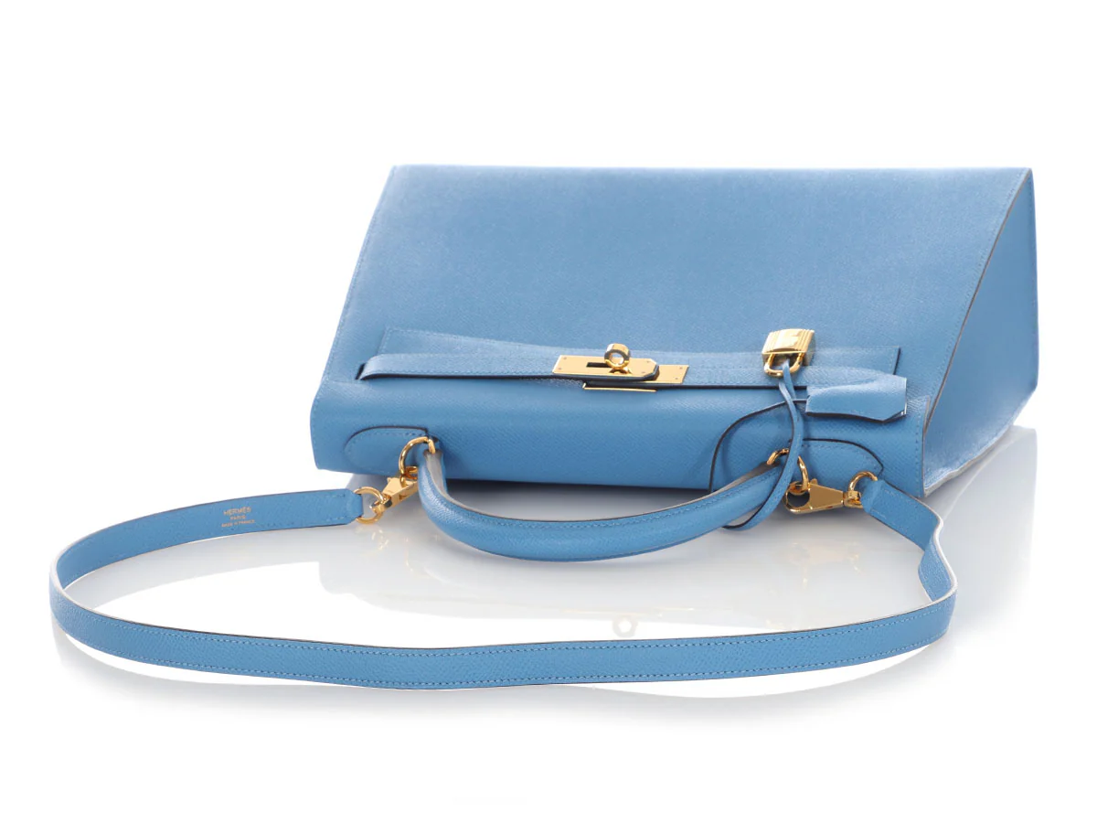 Hermès Bleu Paradis Epsom Kelly 32 - Image 8