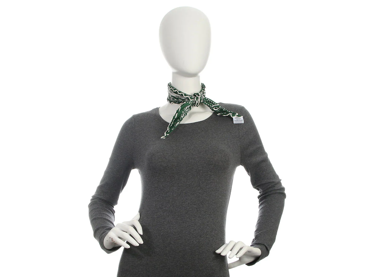 Hermès Brides de Gala Pleated Silk Bandana 55cm - Image 6