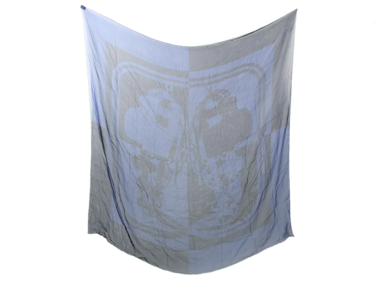 Hermès Brides de Gala Quadri Mousseline Shawl 140cm
