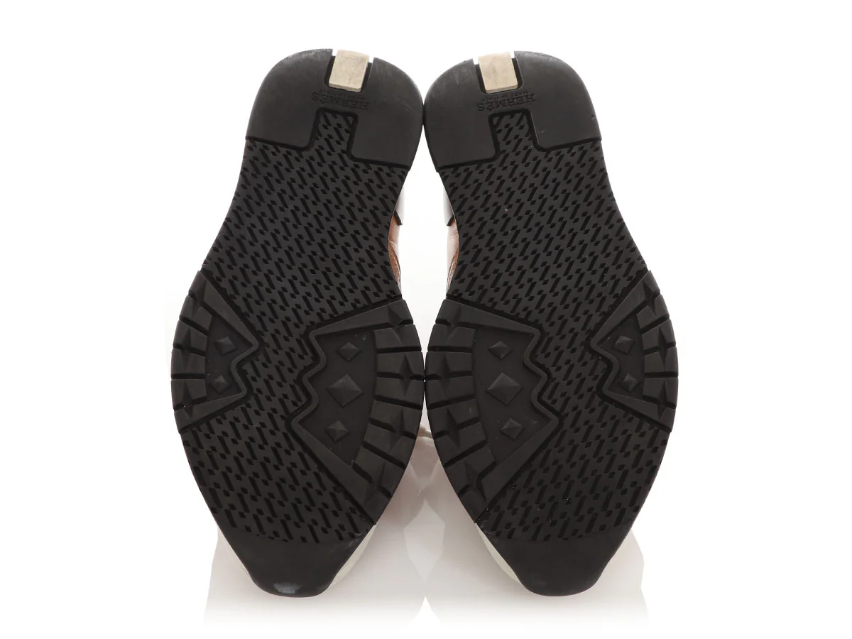 Hermès Brown Trail Sneakers - Image 6