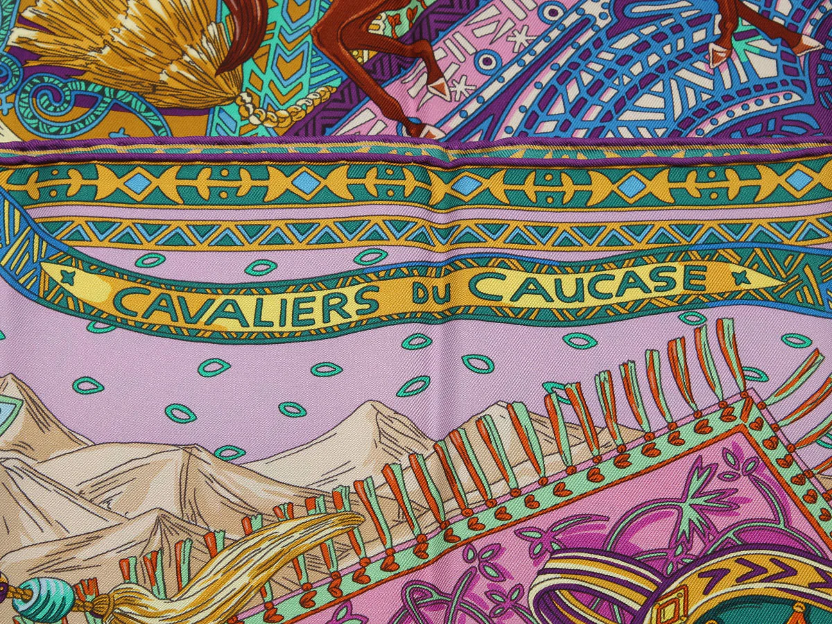 Hermès Cavaliers du Caucase Silk Scarf 90cm - Image 2