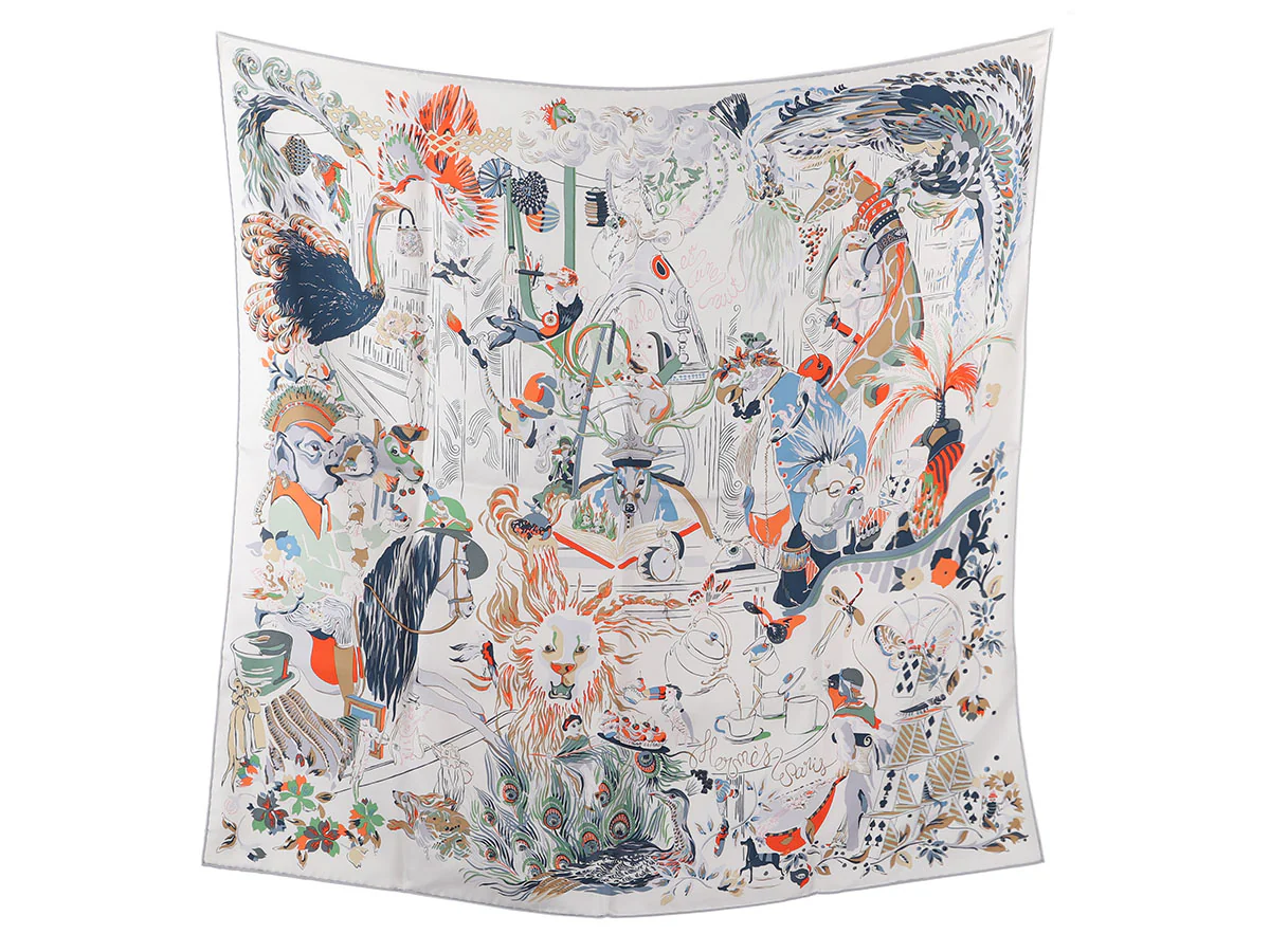 Hermès Emile et Une Nuit Silk Scarf 90cm