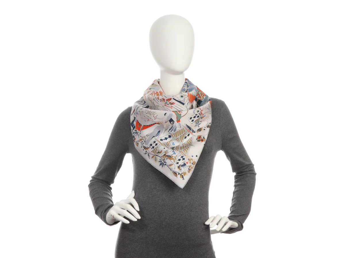 Hermès Emile et Une Nuit Silk Scarf 90cm - Image 5