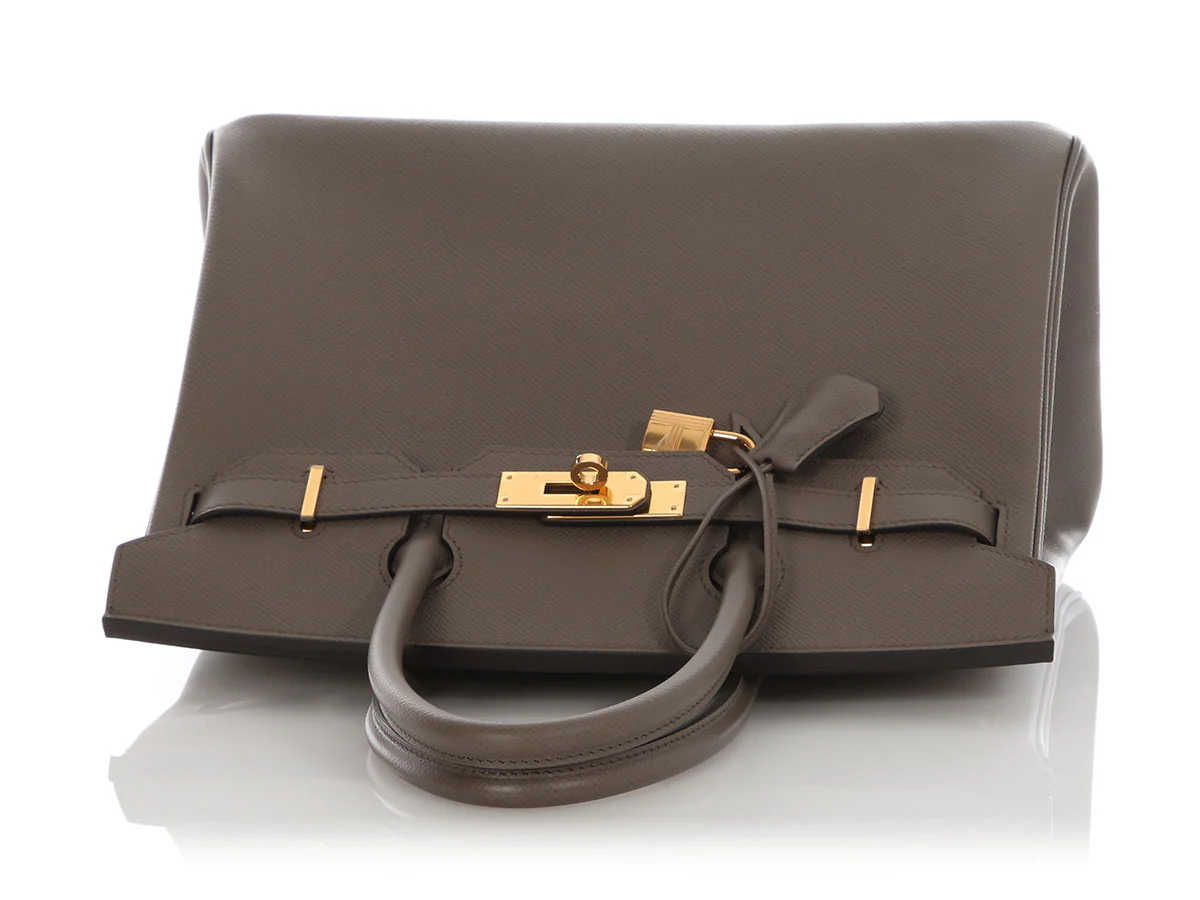 Hermès Etain Epsom Birkin 30 - Image 7