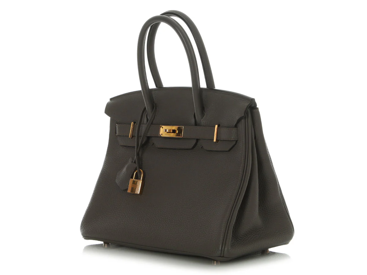 Hermès Etain Togo Birkin 30 - Image 3