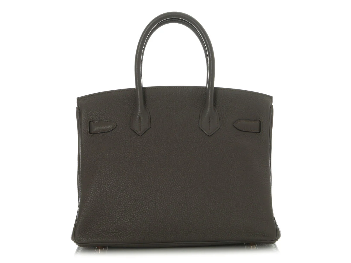 Hermès Etain Togo Birkin 30 - Image 4