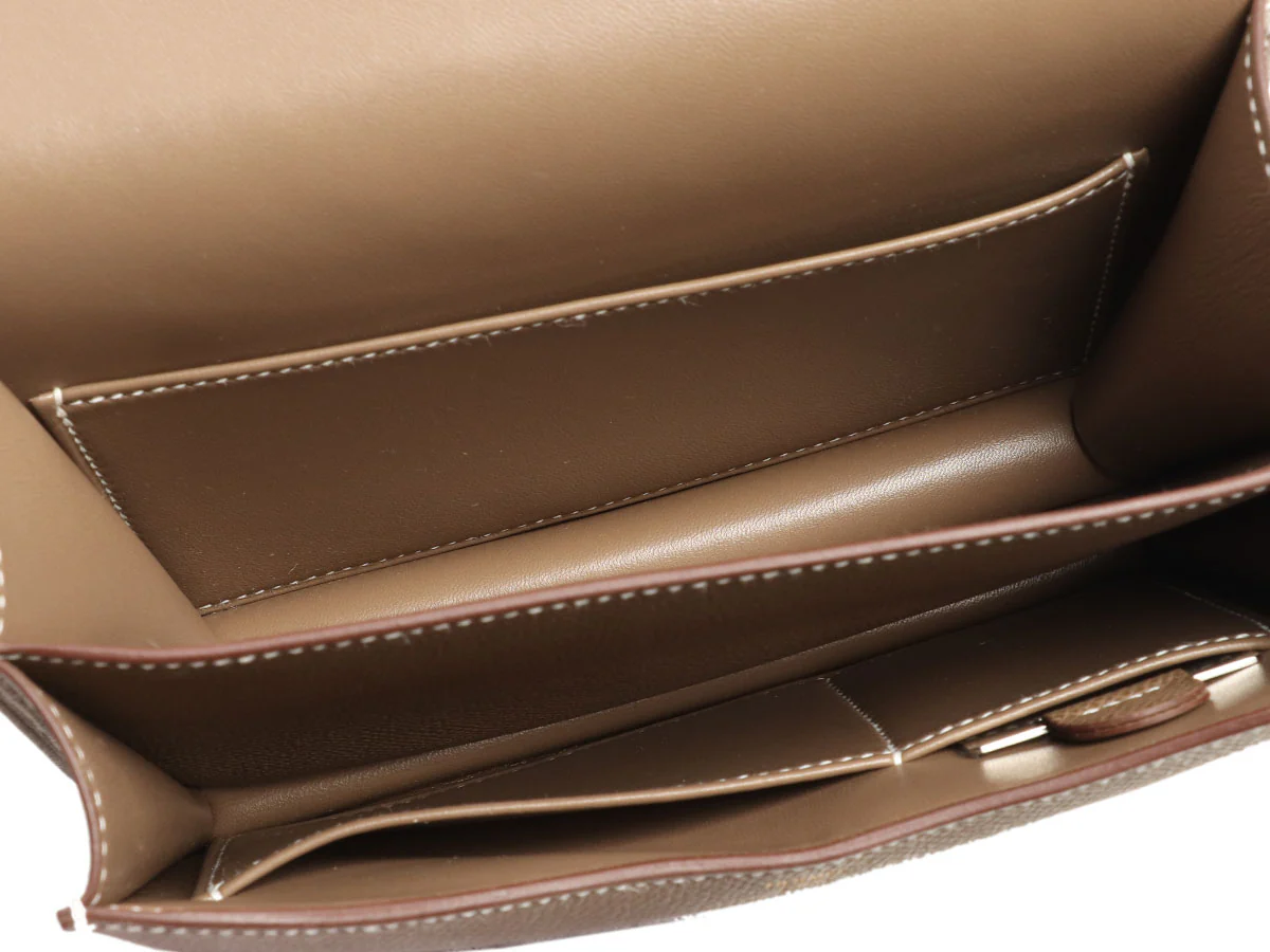 Hermès Etoupe Epsom Constance Mirror 18 - Image 8