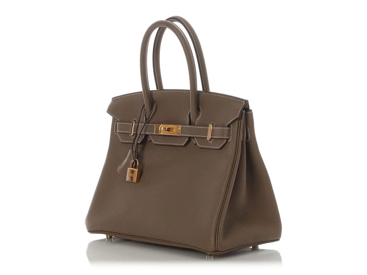 Hermès Etoupe Togo Birkin 30 - Image 3