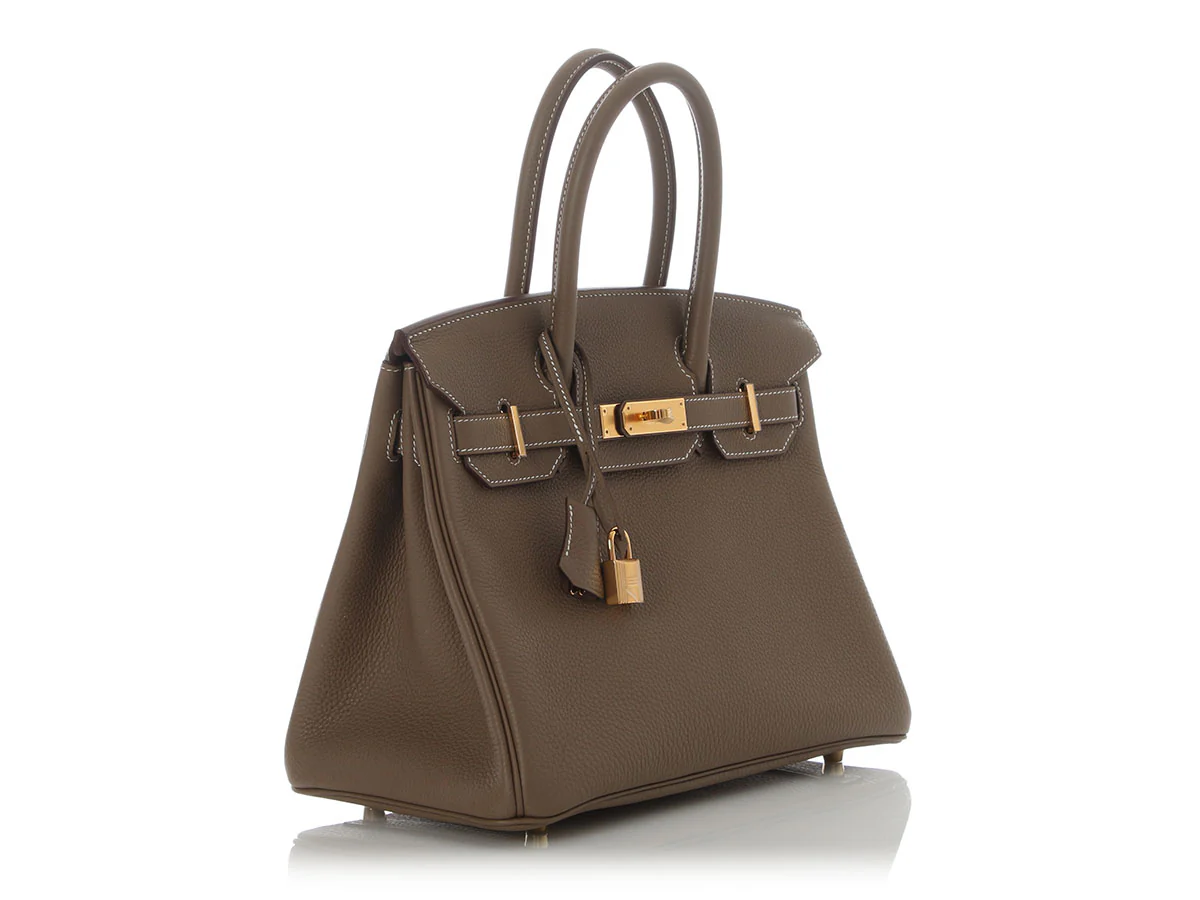 Hermès Etoupe Togo Birkin 30 - Image 5