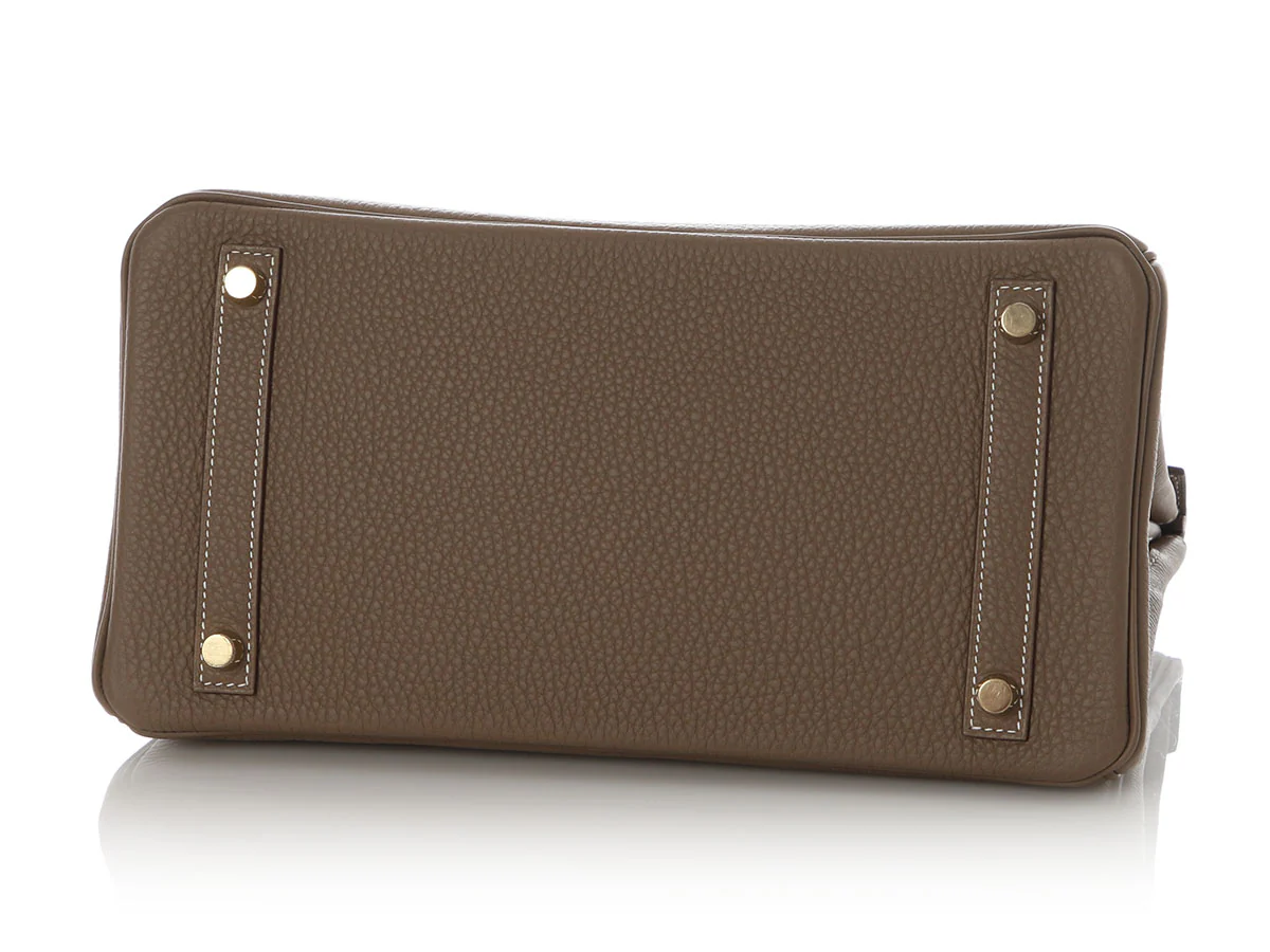 Hermès Etoupe Togo Birkin 30 - Image 6