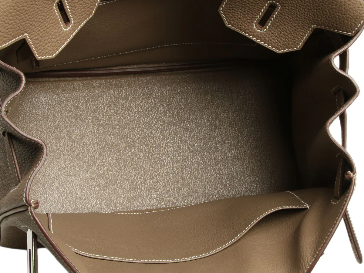 Hermès Etoupe Togo Birkin 30 - Image 10
