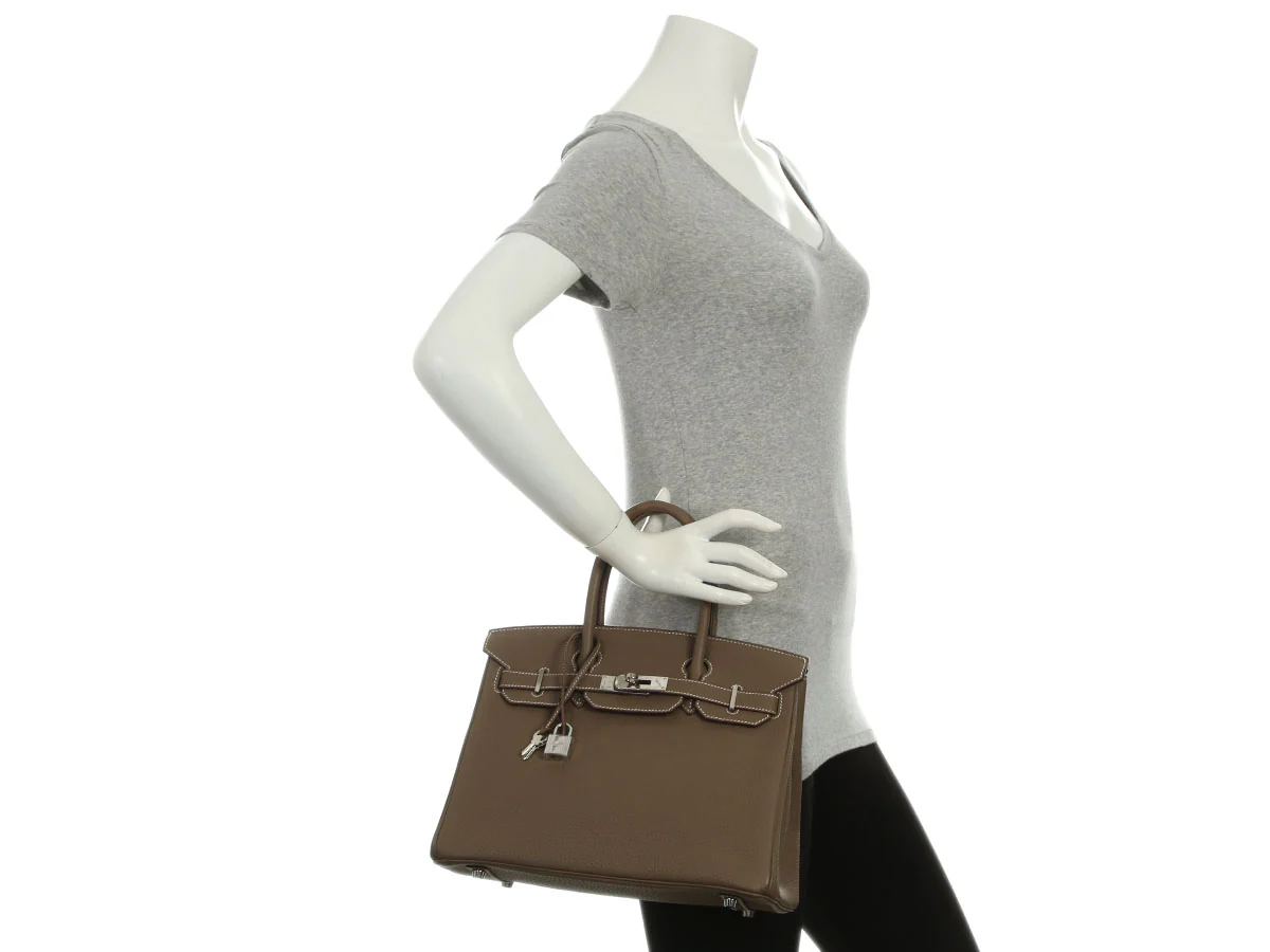 Hermès Etoupe Togo Birkin 30 - Image 11