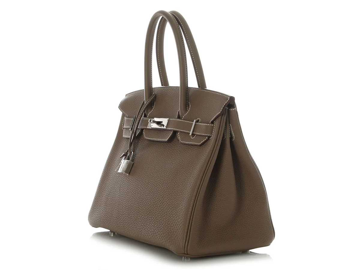 Hermès Etoupe Togo Birkin 30 - Image 3