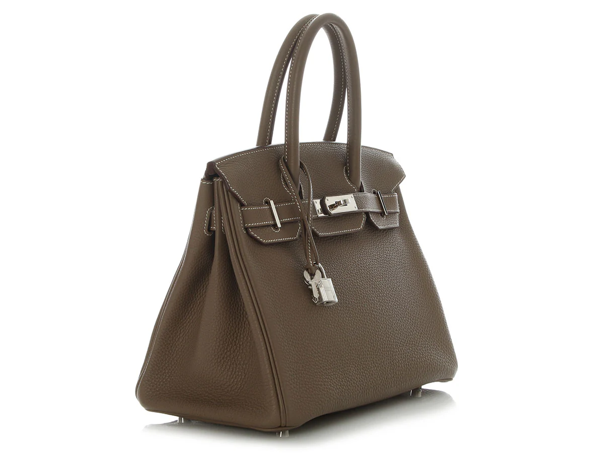 Hermès Etoupe Togo Birkin 30 - Image 5