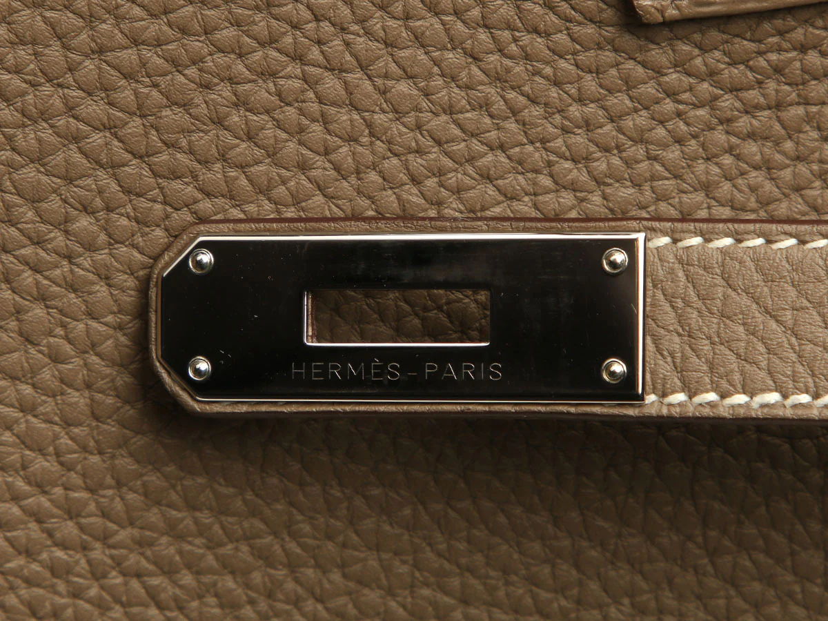 Hermès Etoupe Togo Birkin 30 - Image 8