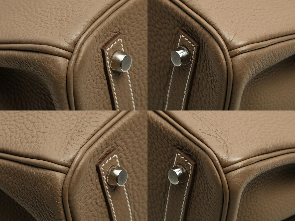 Hermès Etoupe Togo Birkin 30 - Image 9