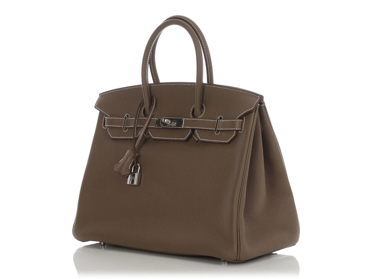 Hermès Etoupe Togo Birkin 35 - Image 3