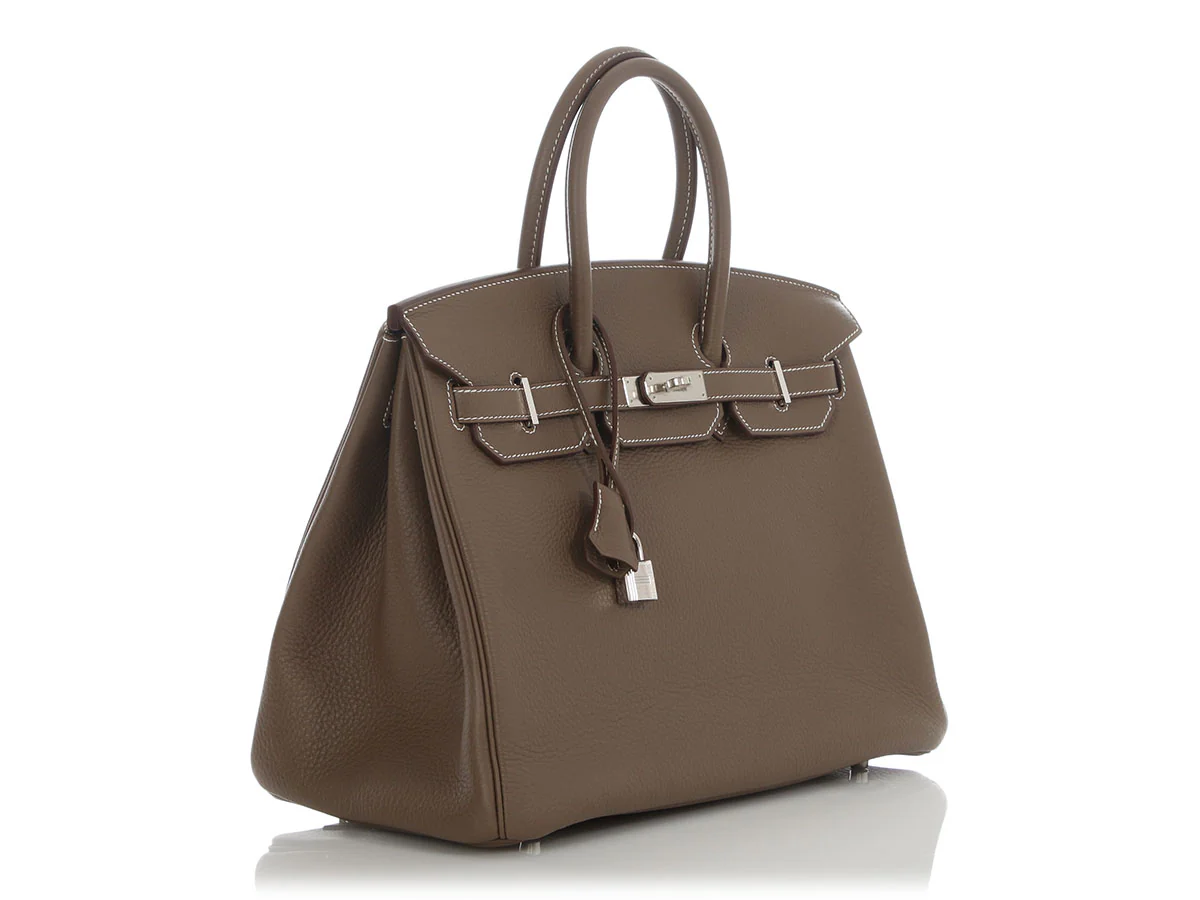 Hermès Etoupe Togo Birkin 35 - Image 5