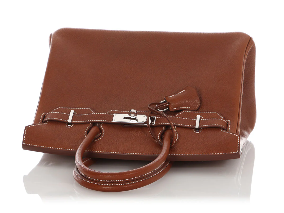 Hermès Fauve Barenia Faubourg Birkin 30 - Image 8