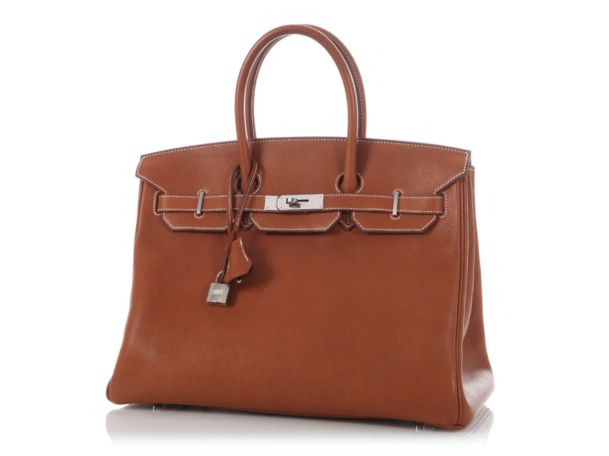 Hermes Fauve Barenia Faubourg Birkin 35 - Image 2