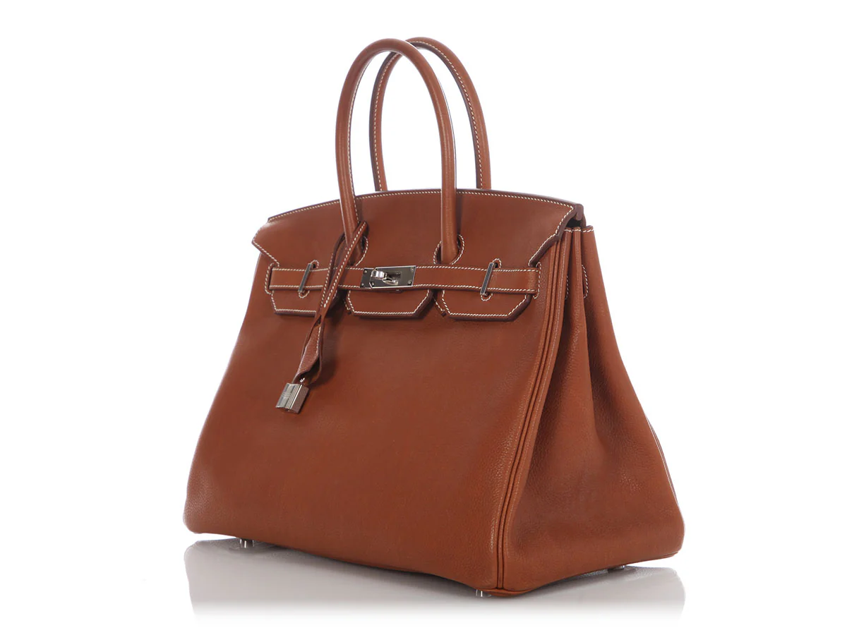 Hermes Fauve Barenia Faubourg Birkin 35 - Image 3