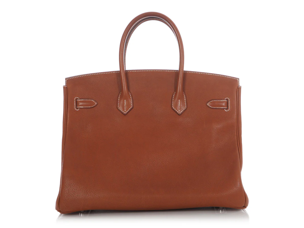 Hermes Fauve Barenia Faubourg Birkin 35 - Image 4