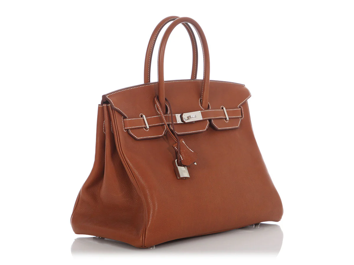 Hermes Fauve Barenia Faubourg Birkin 35 - Image 5